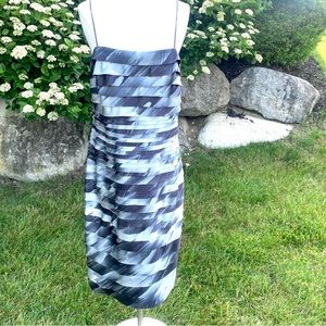 Caché Sleeveless Satin Dress